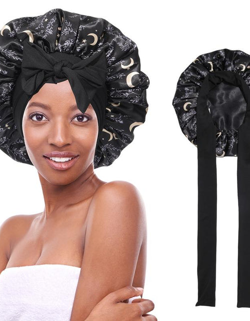 Load image into Gallery viewer, Silk-Like Satin Double-Layer Hair Cap